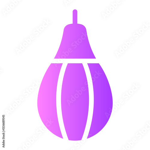 punching ball gradient icon