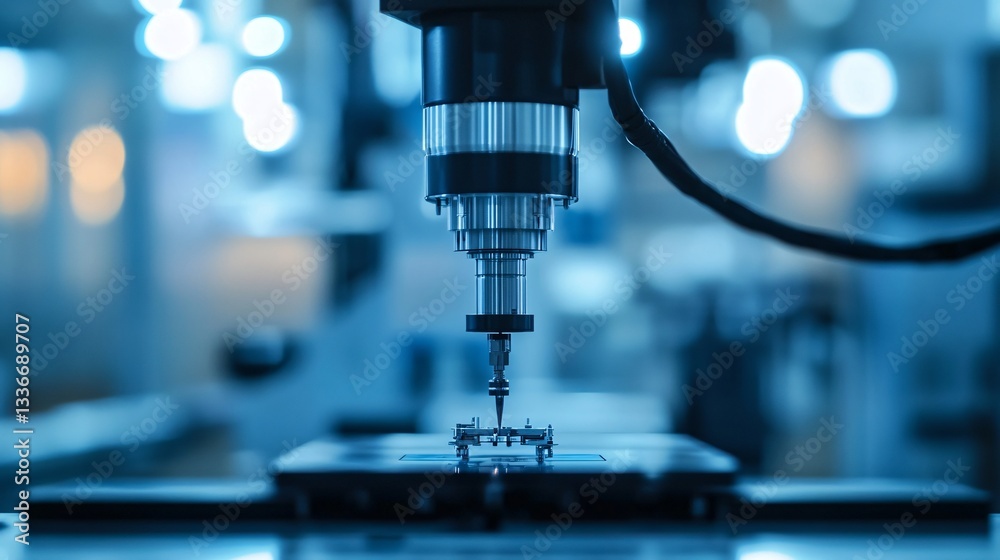 Close-Up of a Robotic Gripper Assembling Micro-Mechanical Component with Precision and Control Close-Up of a Robotic Gripper Assembling Micro-Mechanical Component with Precision and Control