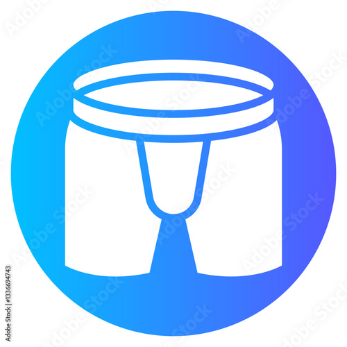 boxer gradient icon