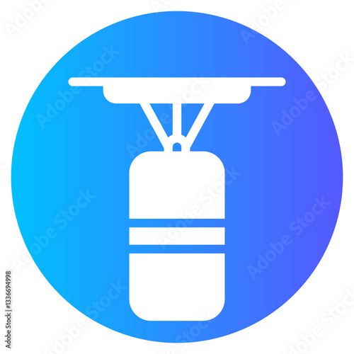 punching bag gradient icon