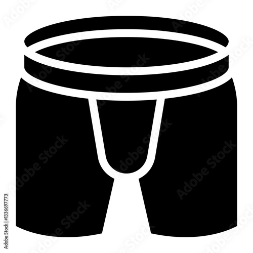 boxer glyph icon