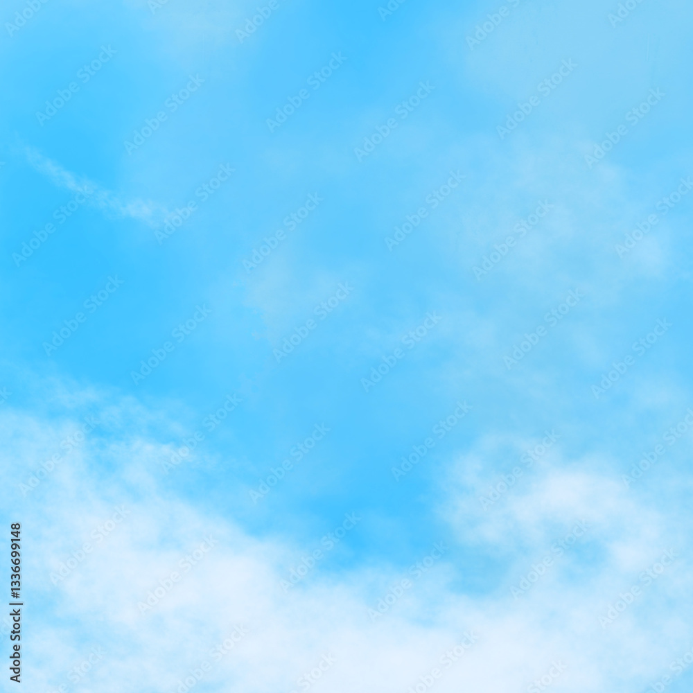 Obraz premium blue sky with clouds