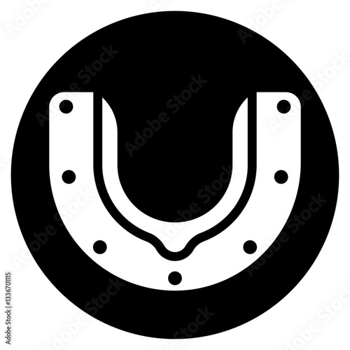 mouth guard glyph icon