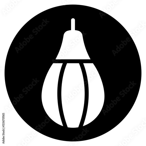 punching ball glyph icon