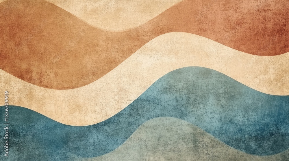 Abstract wavy patterns in earthy tones create a textured background suitable for various design projects Abstract wavy patterns in earthy tones create a textured background suitable for various design projects