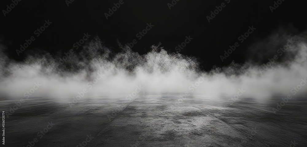 Fototapeta premium smoke on black background