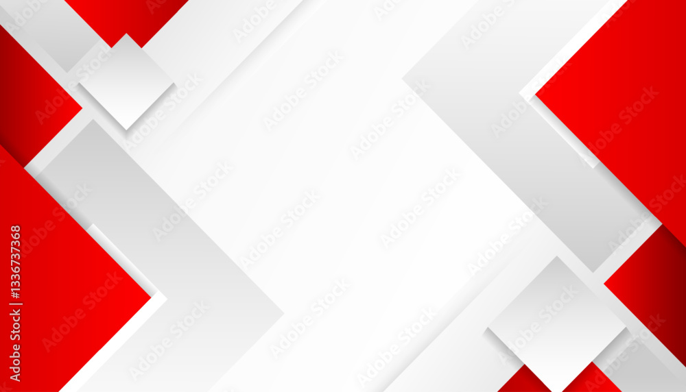 Abstract red and grey geometric corporate background. Abstract red and grey geometric corporate background.