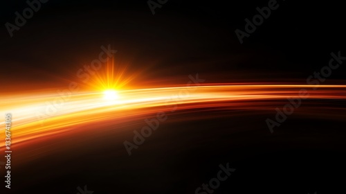 Softfocus abstract light flares in warm tones  cinematic and elegant