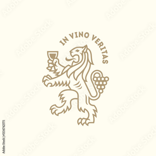 Lion wine logo