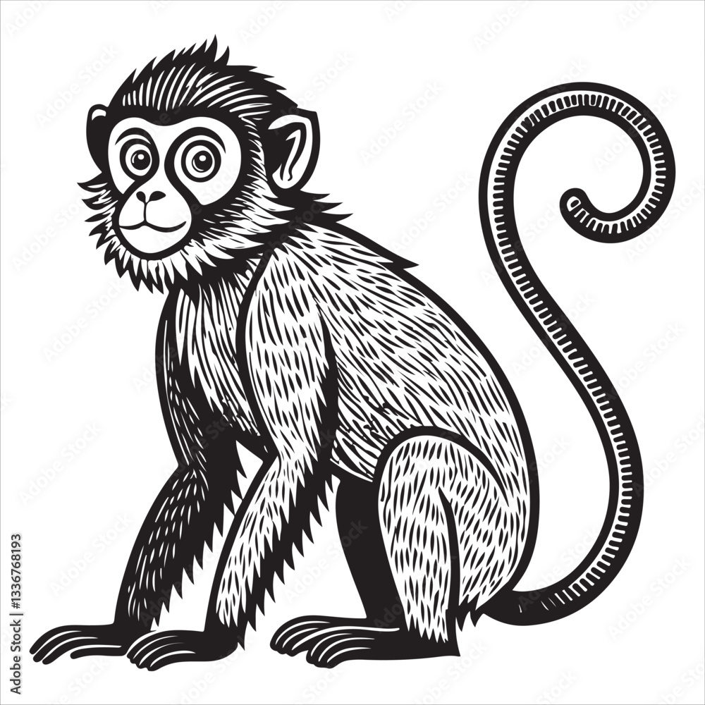 Obraz premium monkey Vector
