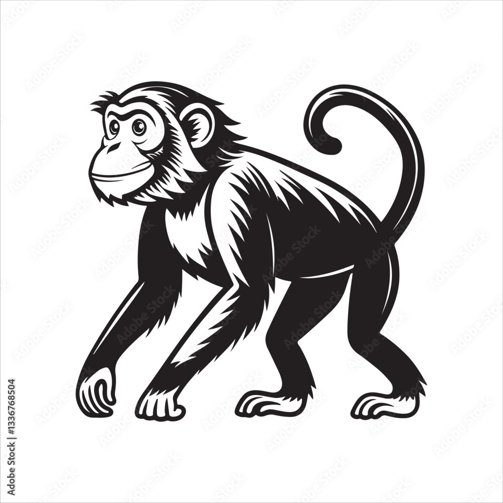 Obraz premium monkey Vector 
