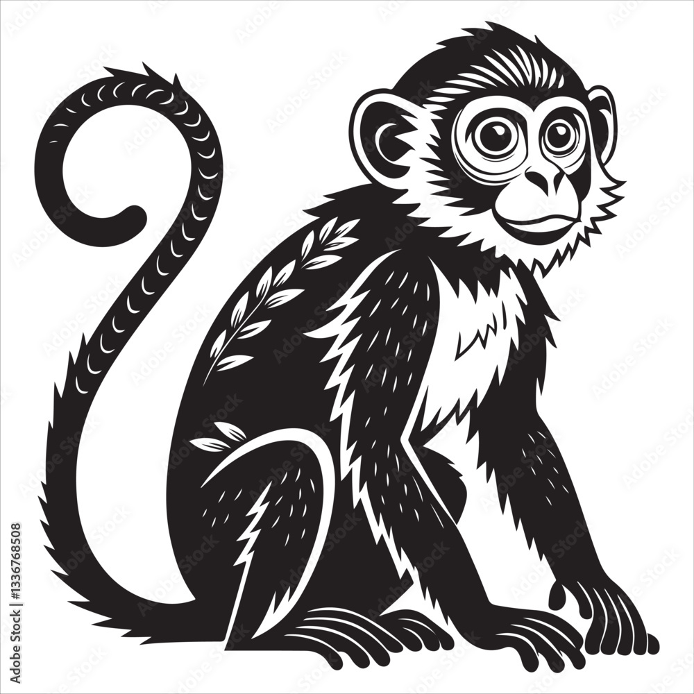Obraz premium monkey Vector 