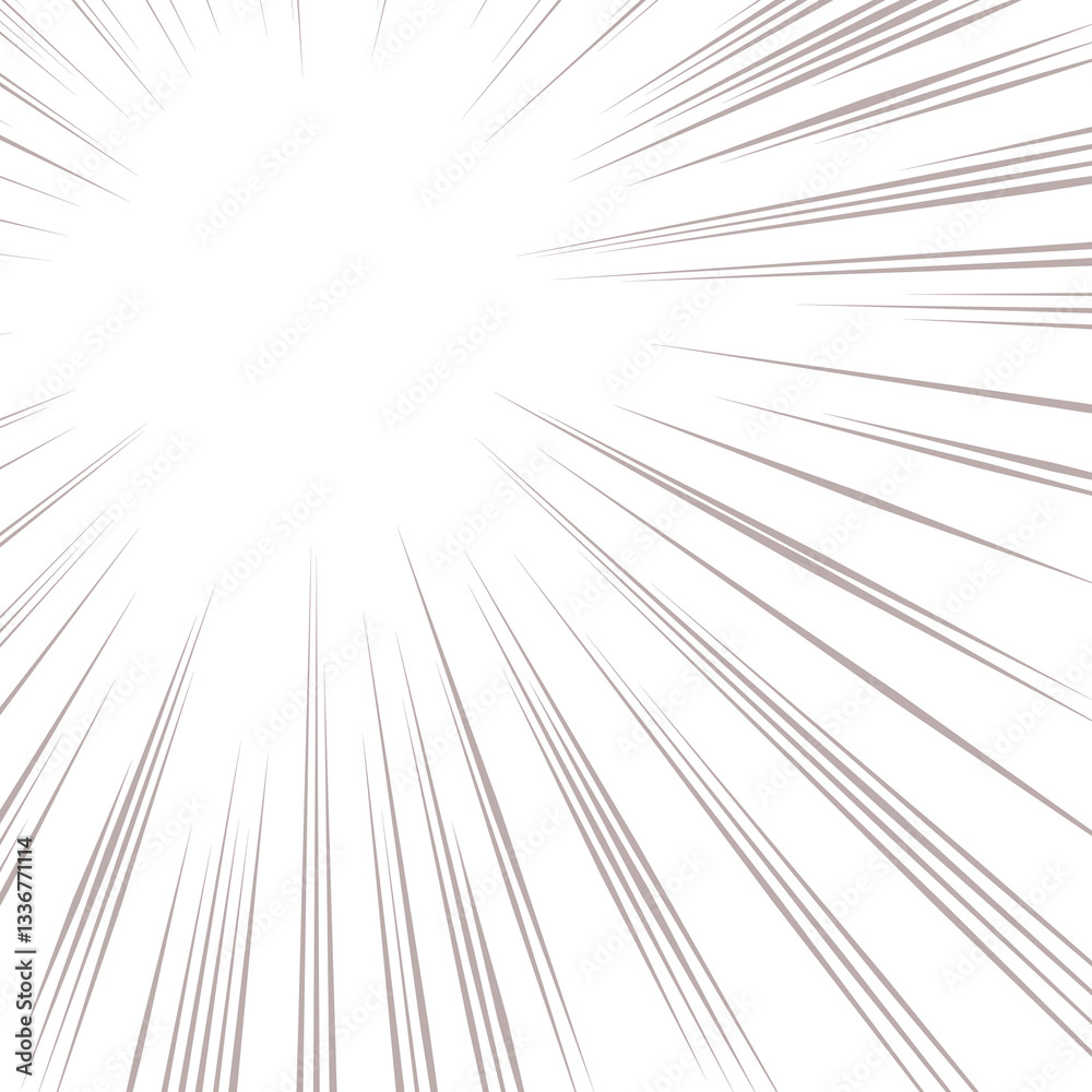 Obraz premium Comic Speed Lines