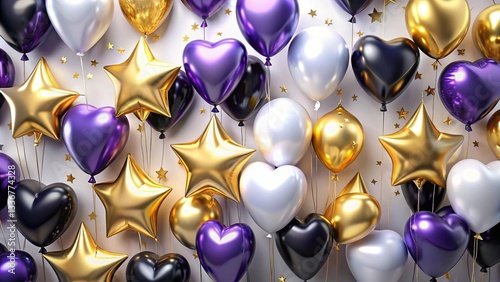 gold and silver christmas background