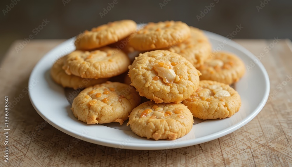 Baking cookies at home kitchen food photography cozy atmosphere close-up homemade treats Baking cookies at home kitchen food photography cozy atmosphere close-up homemade treats