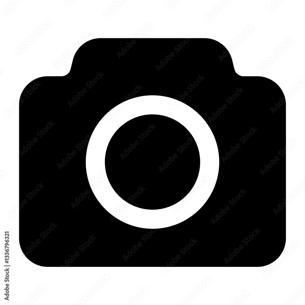 camera icon for illustration