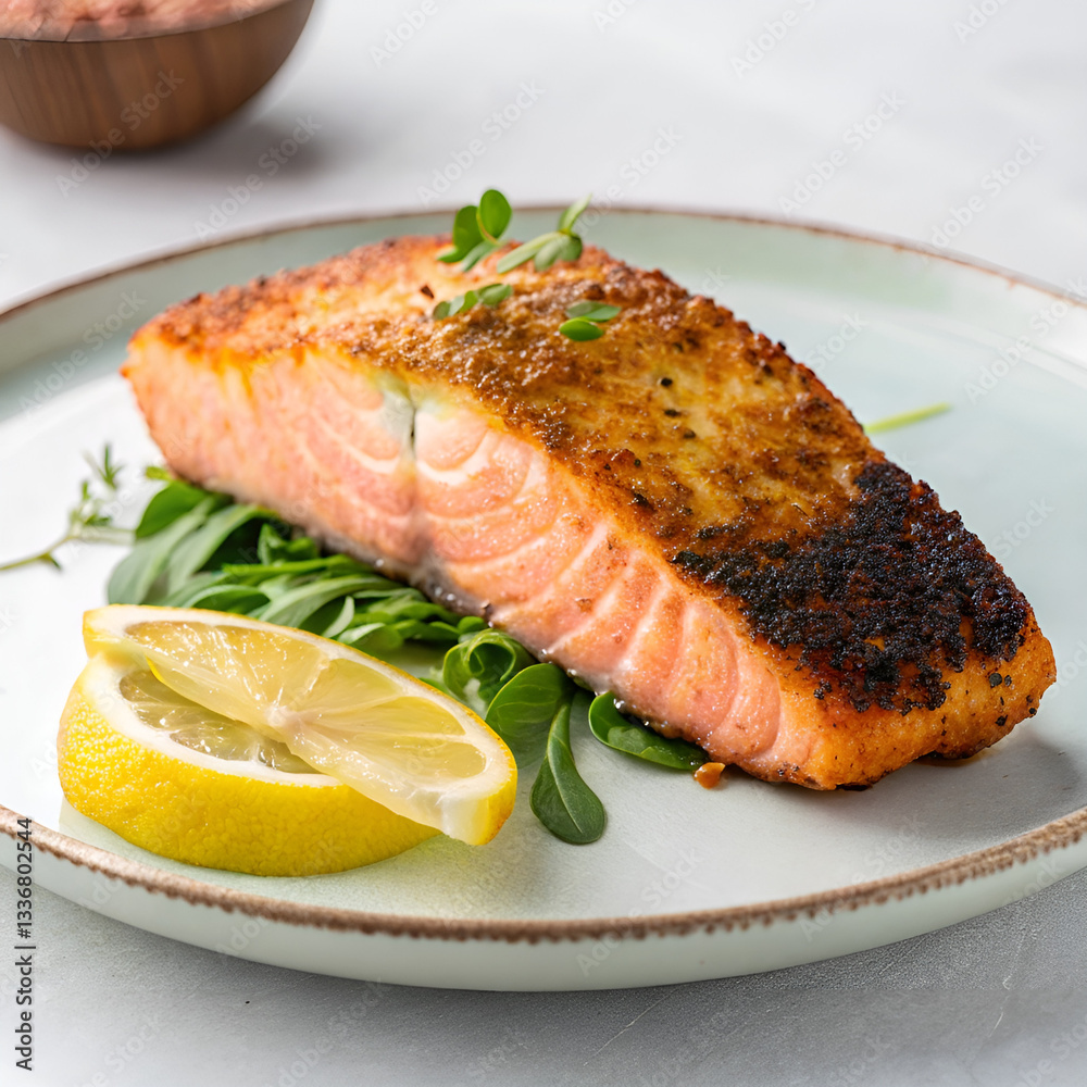 grilled salmon steak with lemon grilled salmon steak with lemon