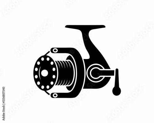 creative details Fishing Rod Icon vector illustration 