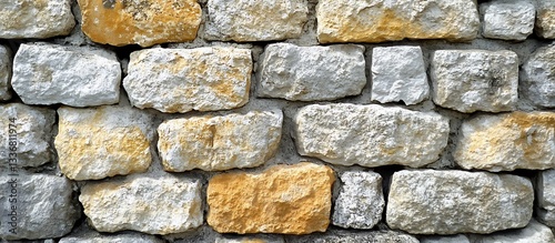 Obraz na płótnie Stone wall texture, outdoor, closeup w salonie