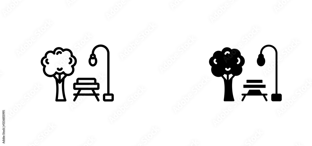 park icons set for apps and web ui designs. simple isolated graphics. park icons set for apps and web ui designs. simple isolated graphics.