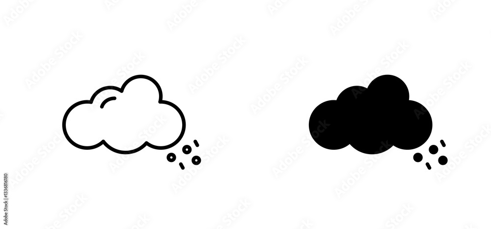 Thought bubble icons set for apps and web ui designs. simple isolated graphics. Thought bubble icons set for apps and web ui designs. simple isolated graphics.