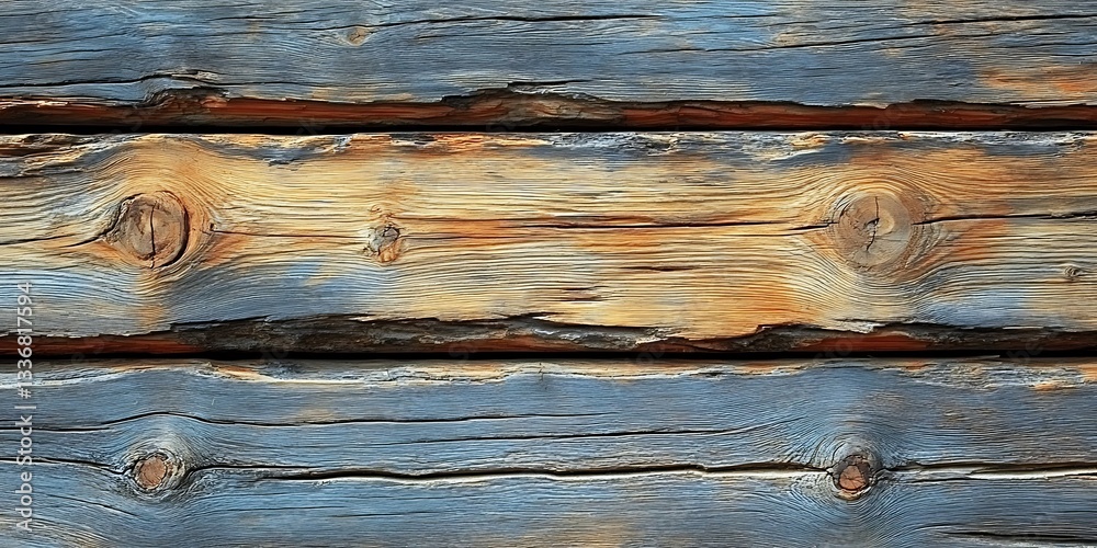 Weathered wood planks, rustic texture (2)