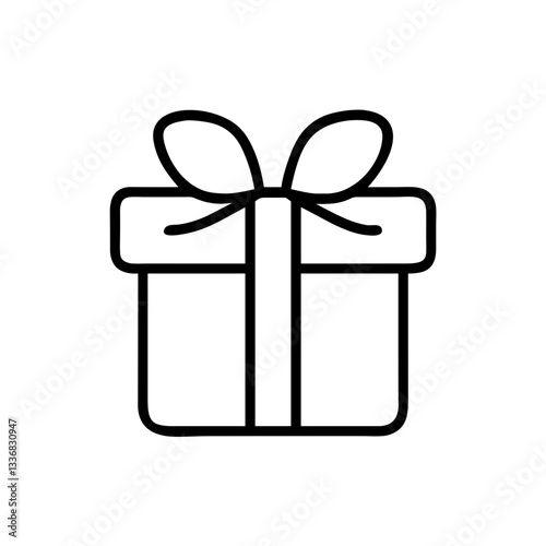 Gift box with bow against plain background