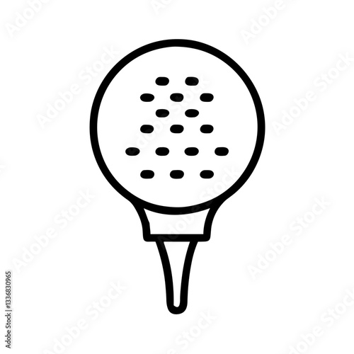 Golf tee with dotted surface
