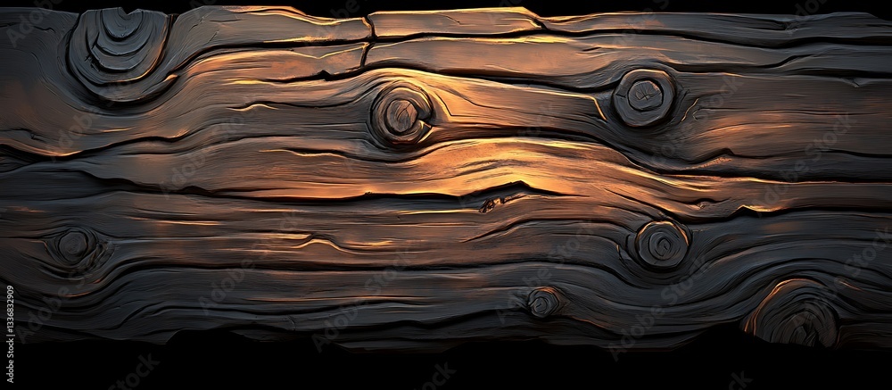 Rustic wooden plank texture, warm light