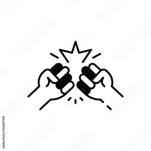 Conflict Resolution Vector icon