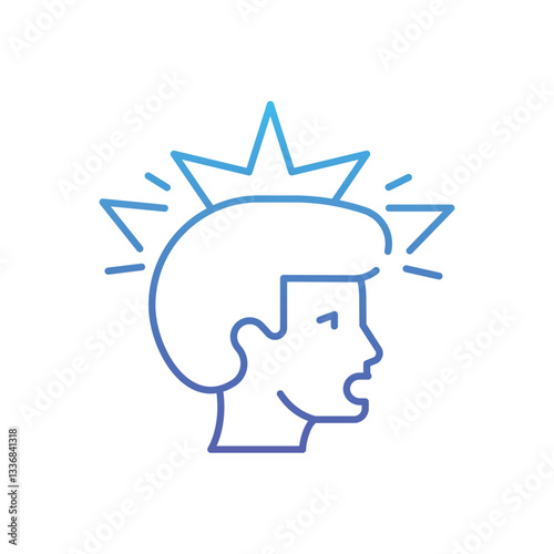 Panic Attack Vector icon