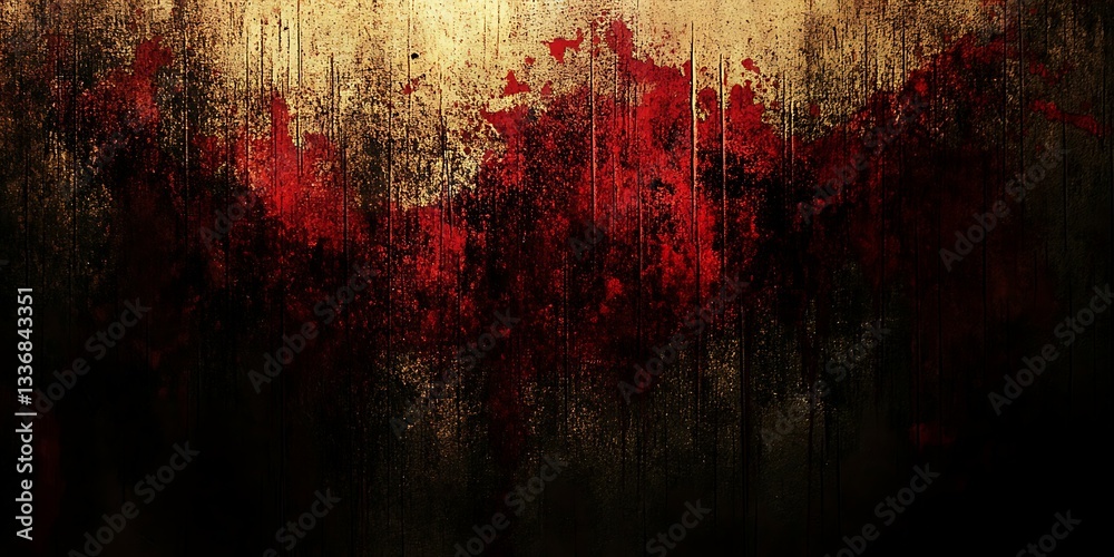 Grunge blood splattered wall texture