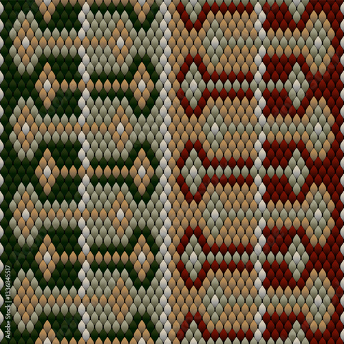 Ethnic Bead Patterns: Traditional Tribal Textile Designs Collection