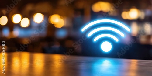 restaurant wi-fi concept for business internet