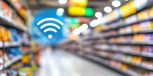 retail store wi-fi concept for local business internet