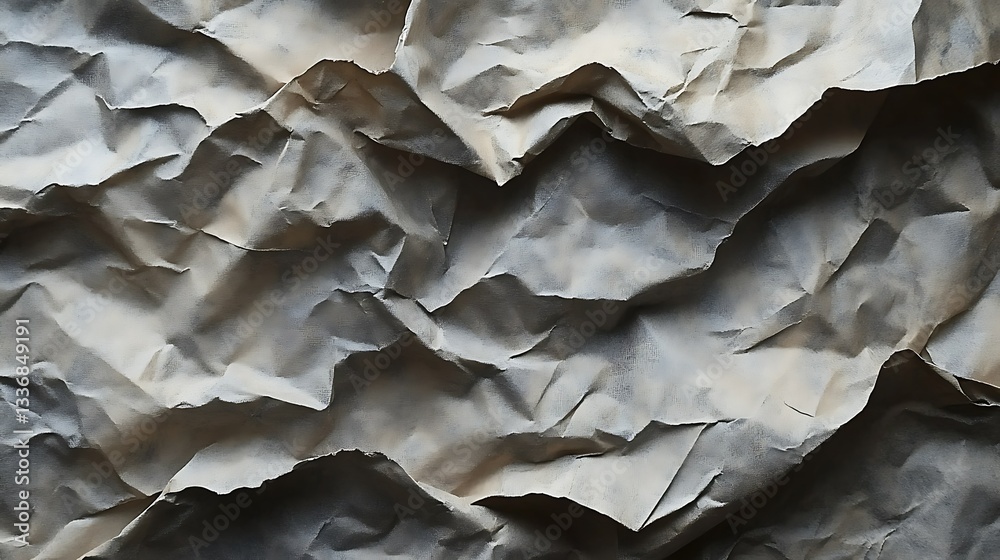Crumpled paper texture background (4)