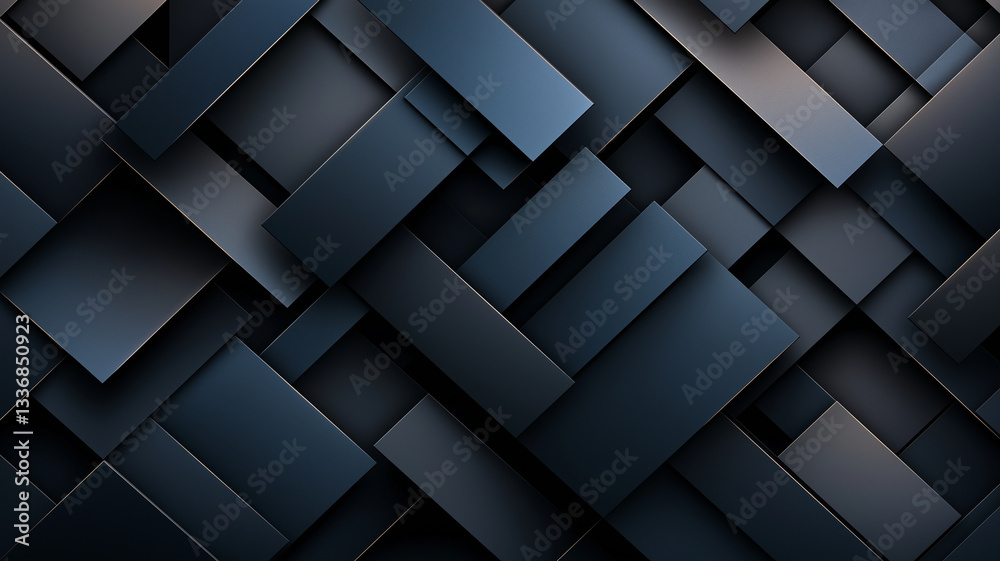 Dark geometric abstract background with layered rectangles and squares, creating modern and sophisticated design. Perfect for digital art, wallpapers, or graphic projects Dark geometric abstract background with layered rectangles and squares, creating modern and sophisticated design. Perfect for digital art, wallpapers, or graphic projects