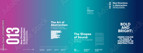 Dynamic poster template with structured typography and abstract composition. The vibrant layout blends chaos and creativity, ideal for modern design projects.