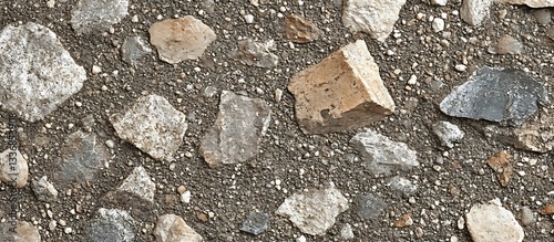 Obraz na płótnie Stone ground texture, rough surface w salonie