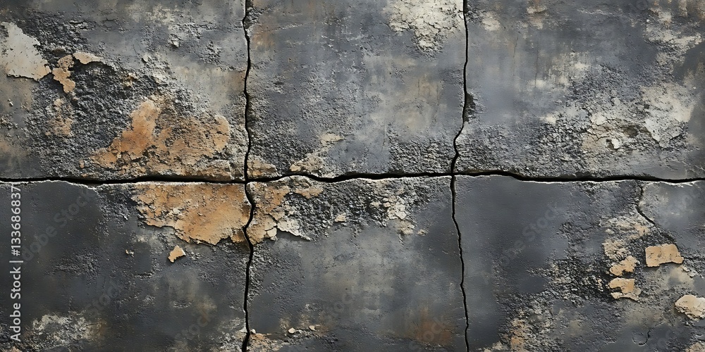 Cracked stone wall texture (1)