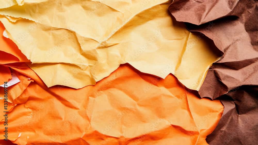 custom made wallpaper toronto digitalExplore the captivating beauty of crumpled papers in warm tones. This abstract image showcases vibrant textures, perfect for creative projects or backgrounds.