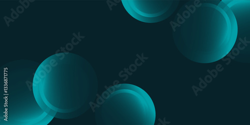 Dark blue abstract background with glowing curve. Shiny blue gradient geometric element.eps10