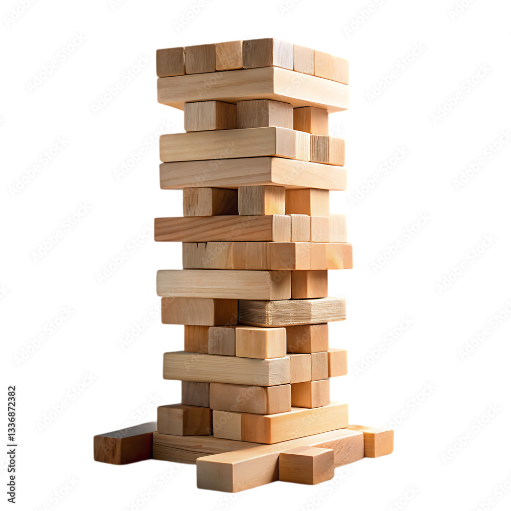 Giant Jenga Game Tower Giant Jenga Game Tower