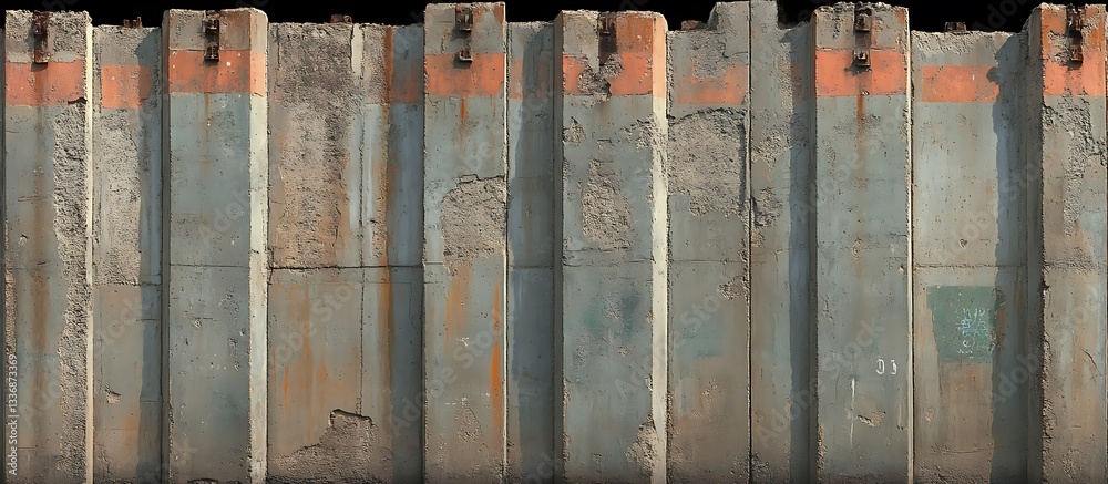 Weathered concrete wall texture