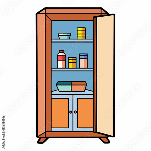 bookcase with books