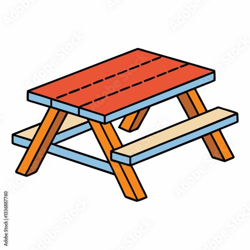 wooden chair isolated