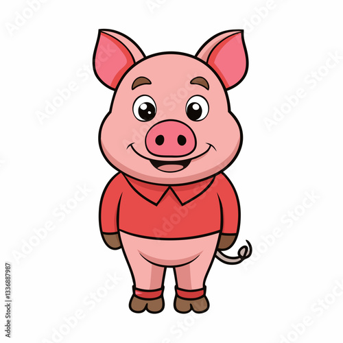 cartoon pig cartoon