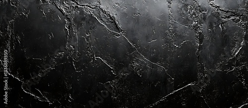 Obraz na płótnie Dark textured stone surface background w salonie