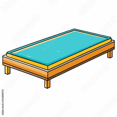 vector illustration of a table
