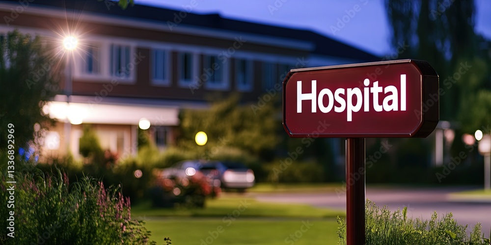 Obraz premium Hospital with 